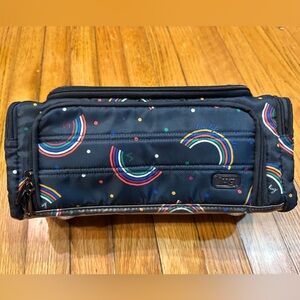 Lug Multicolor Rainbow Pattern Cosmetic Bag